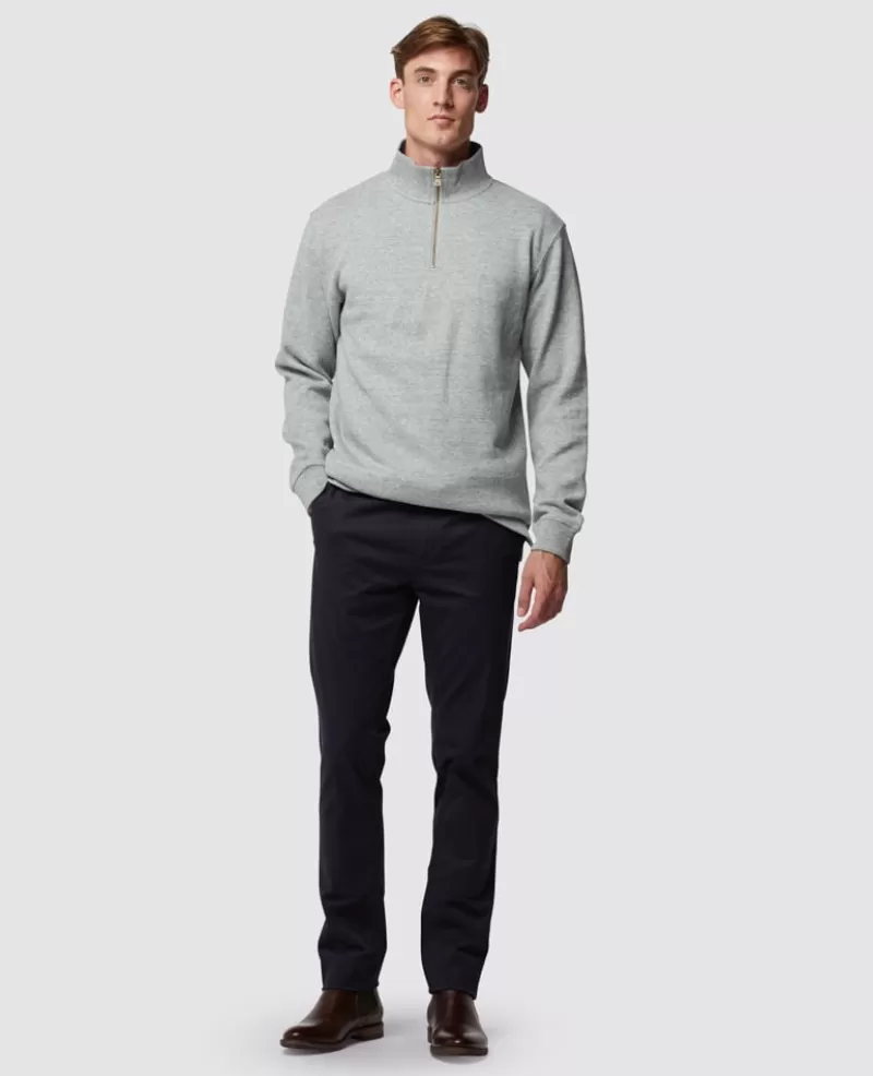 Sweatshirts | Beyond The Horizon>Rodd & Gunn Alton Ave 1/4 Zip Sweatshirt FOG