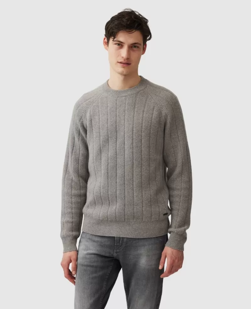 Sweaters | Beyond The Horizon>Rodd & Gunn Arrow River Knit GREYMARLE