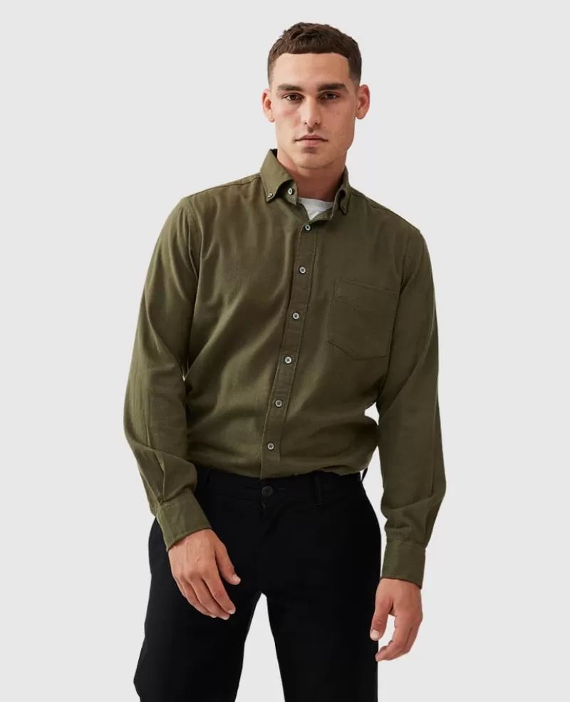 Shirts | Beyond The Horizon>Rodd & Gunn Barrhill Sports Fit Shirt LODEN