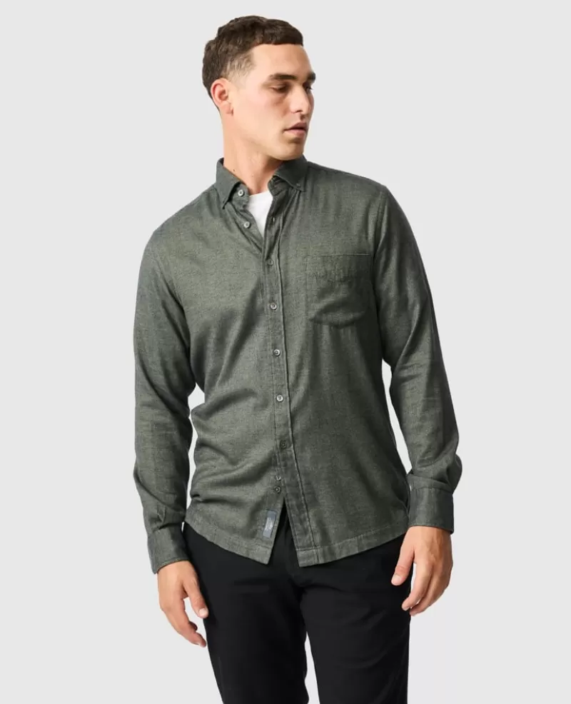 Shirts | Beyond The Horizon>Rodd & Gunn Barrhill Sports Fit Shirt FOREST