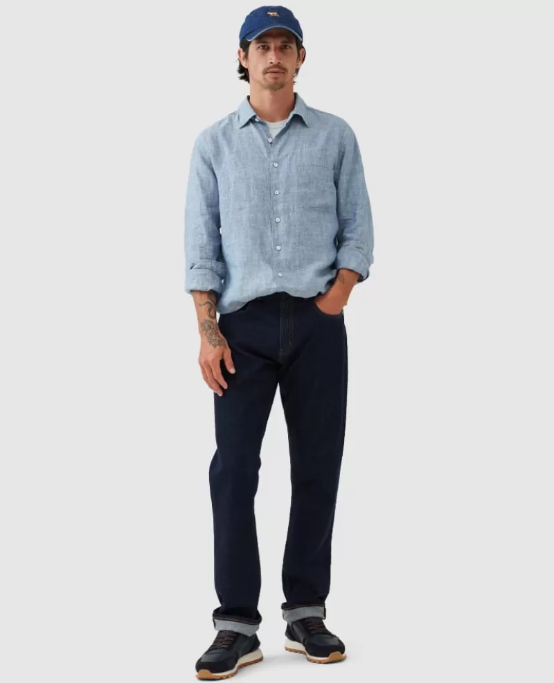 Gunn Italian Denim | Jeans>Rodd & Gunn Bexley Relaxed Fit Italian Denim RAWDENIM