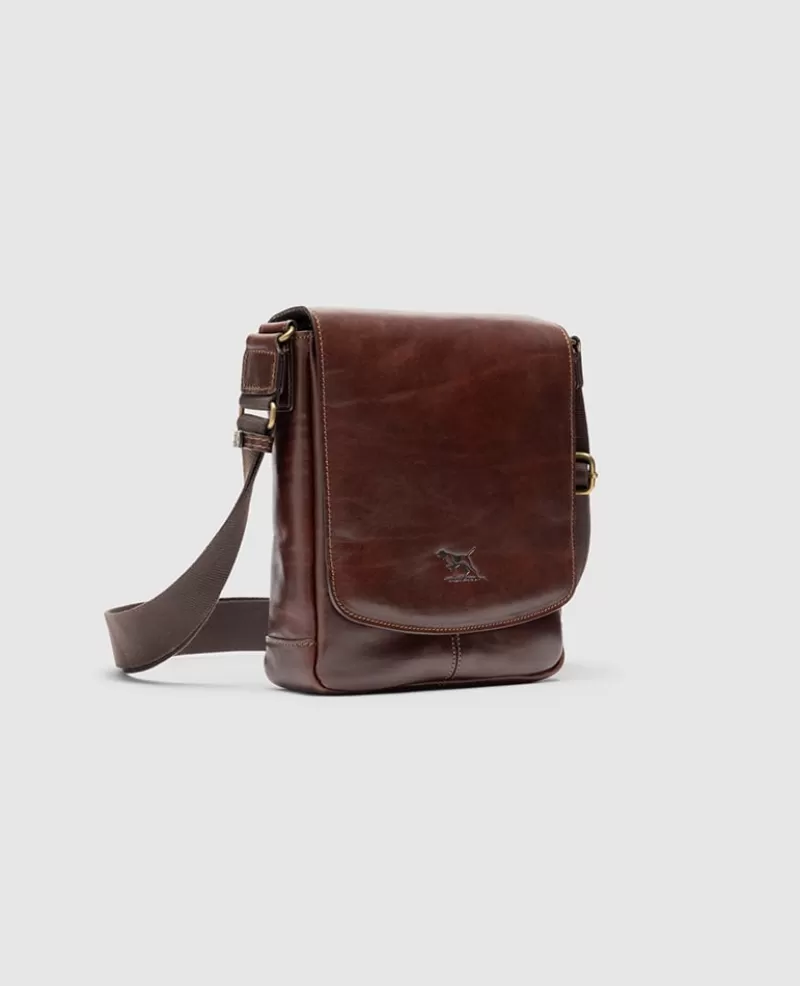 Luggage>Rodd & Gunn Cambridge Mini Messenger CHOCOLATE