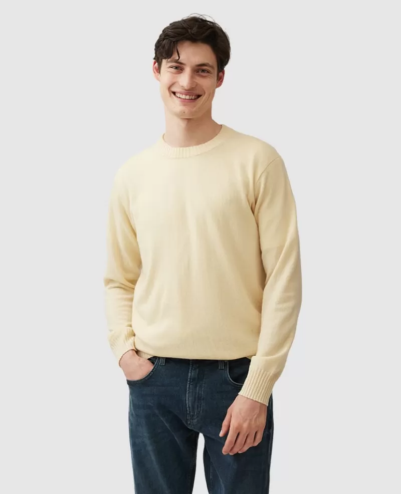 Sweaters | Cashmere Blend>Rodd & Gunn Christchurch Knit BUTTER