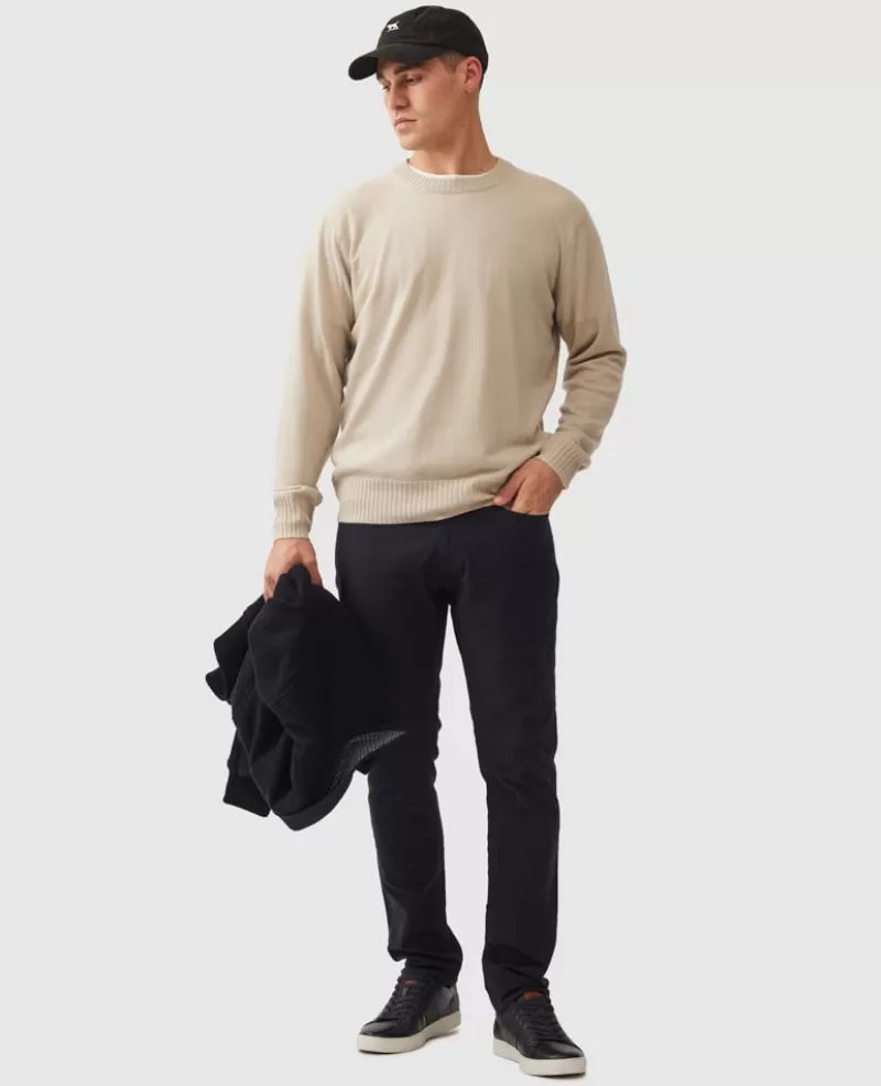 Sweaters | Cashmere Blend>Rodd & Gunn Christchurch Knit NATURAL