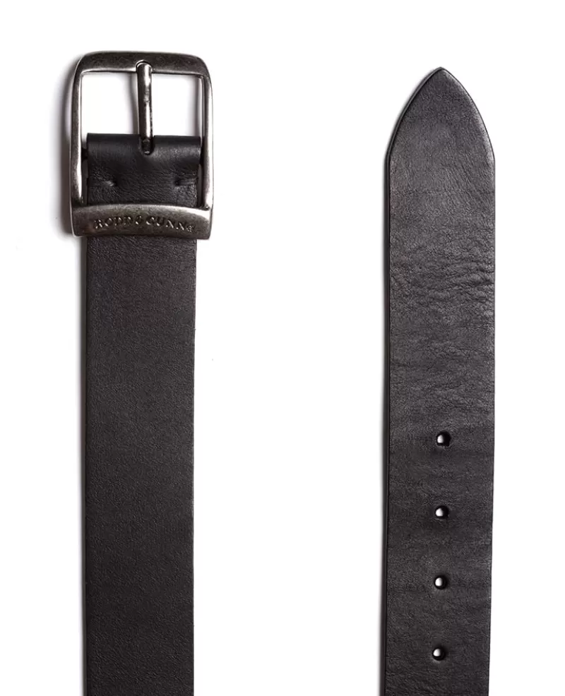 Belts>Rodd & Gunn Coronet Crescent Belt NERO