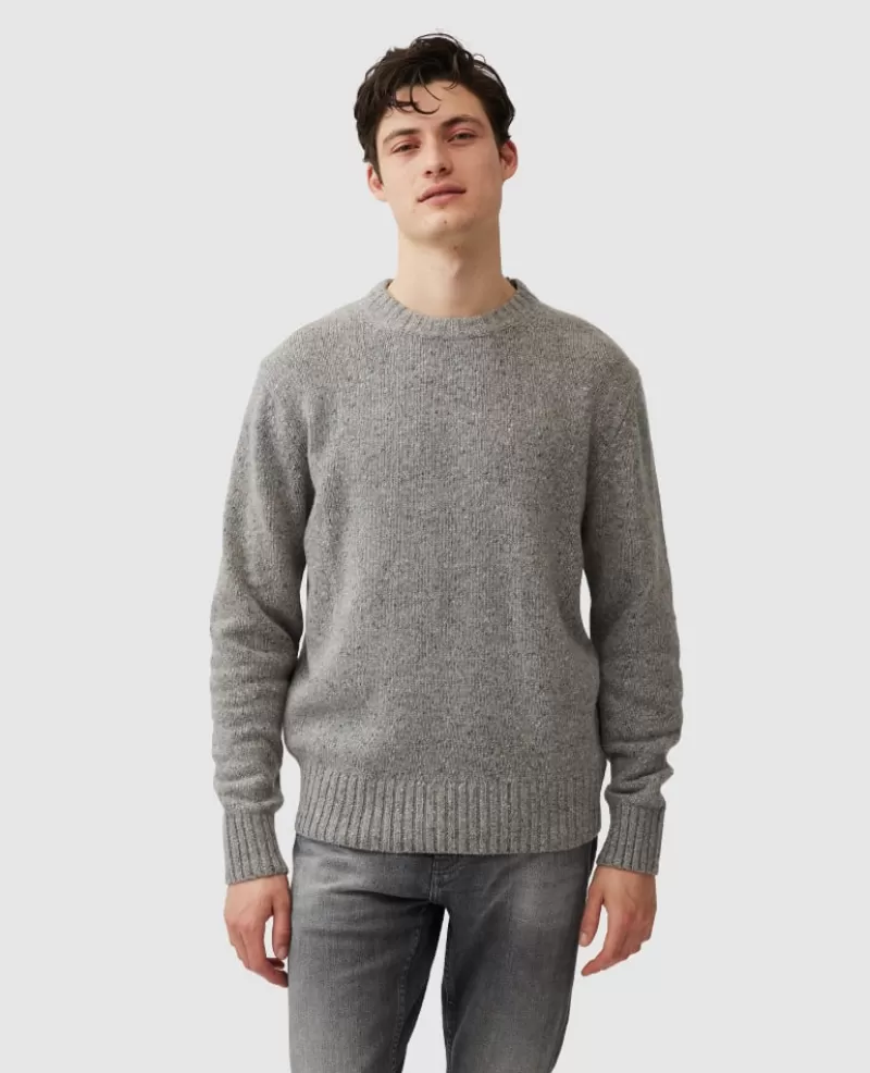 Sweaters | Beyond The Horizon>Rodd & Gunn Cox Road Knit STONE