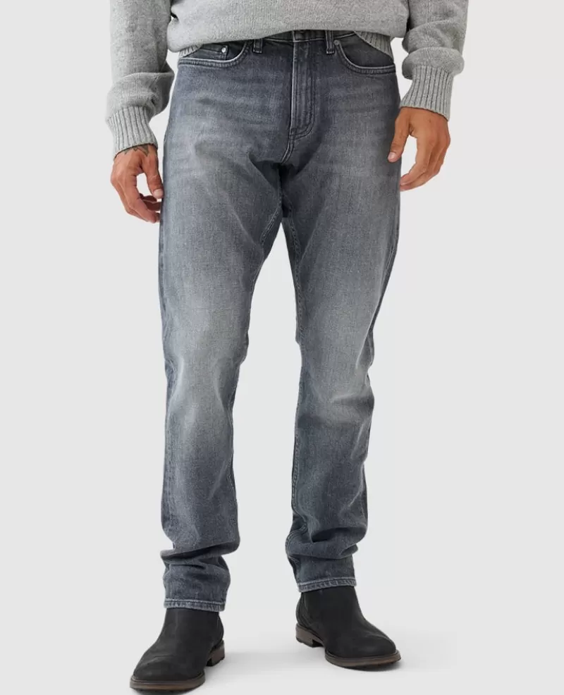 Jeans | Gunn Italian Denim>Rodd & Gunn Curio Straight Italian Denim ASH