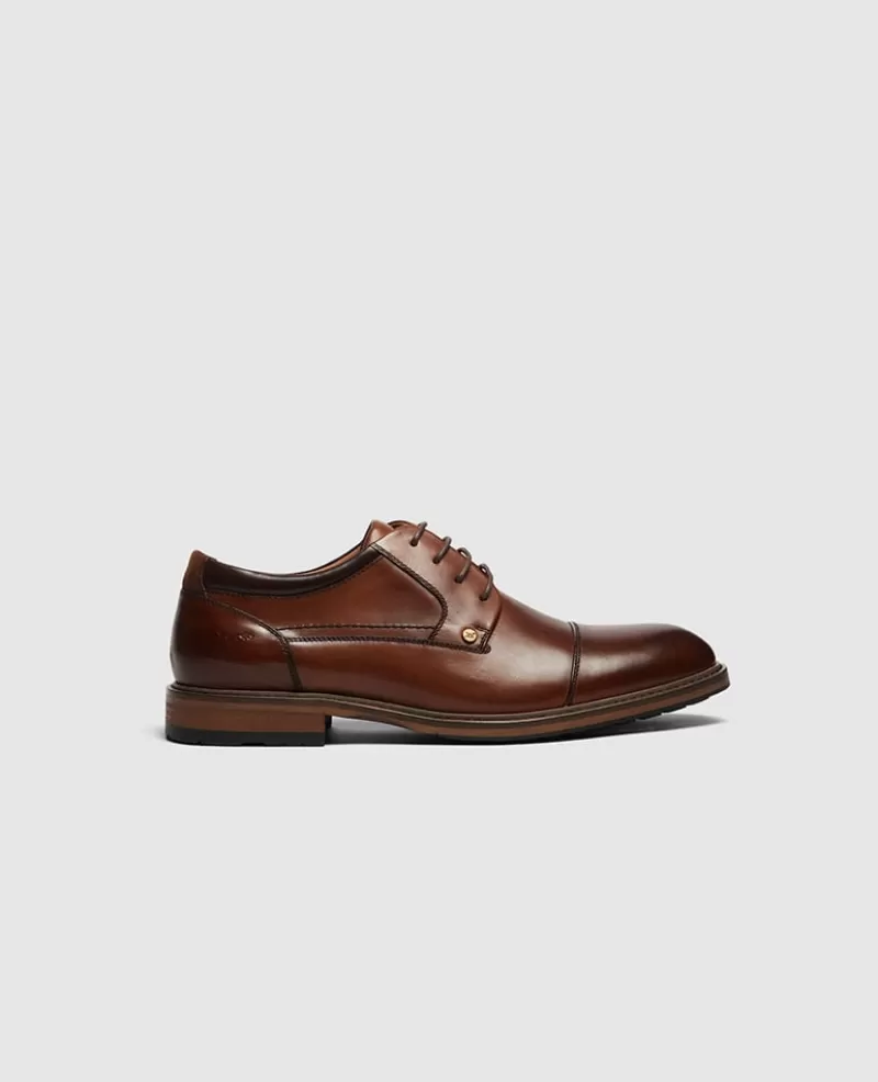 Casual Shoes>Rodd & Gunn Darfield Derby Shoe AMARETTO