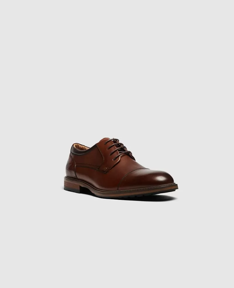 Casual Shoes>Rodd & Gunn Darfield Derby Shoe AMARETTO