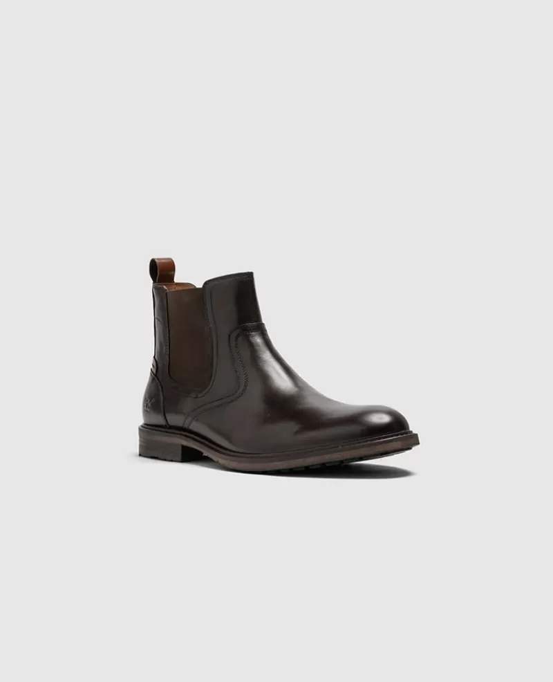 Boots>Rodd & Gunn Dargaville Chelsea Boot CHOCOLATE