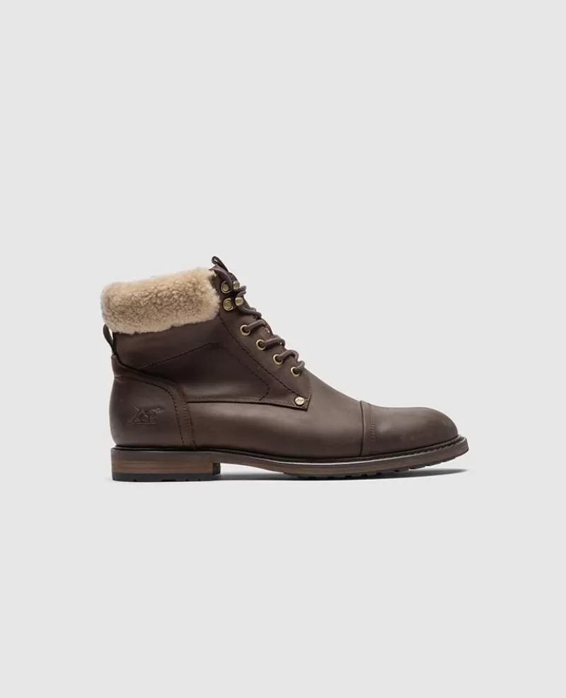 Boots>Rodd & Gunn Dobson Cold Climate Military Boot CHOCOLATENB