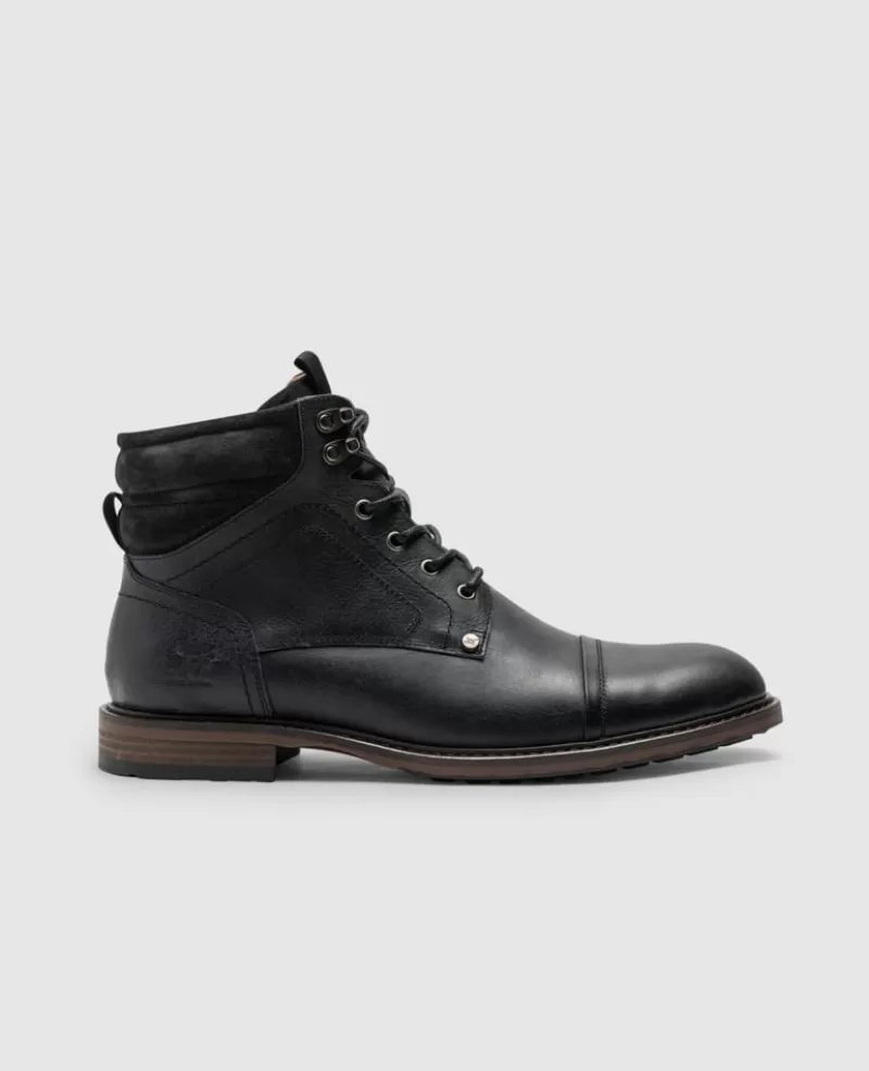 Boots>Rodd & Gunn Dunedin Military Boot ONYXWASH