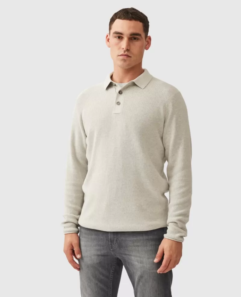 Sweaters | Beyond The Horizon>Rodd & Gunn Eastern Bush Knit GREYMARLE