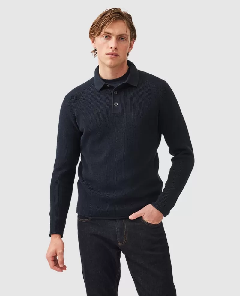 Sweaters | Beyond The Horizon>Rodd & Gunn Eastern Bush Knit NAVY