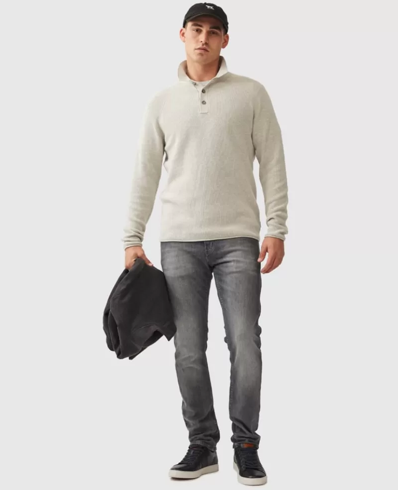 Sweaters | Beyond The Horizon>Rodd & Gunn Eastern Bush Knit GREYMARLE