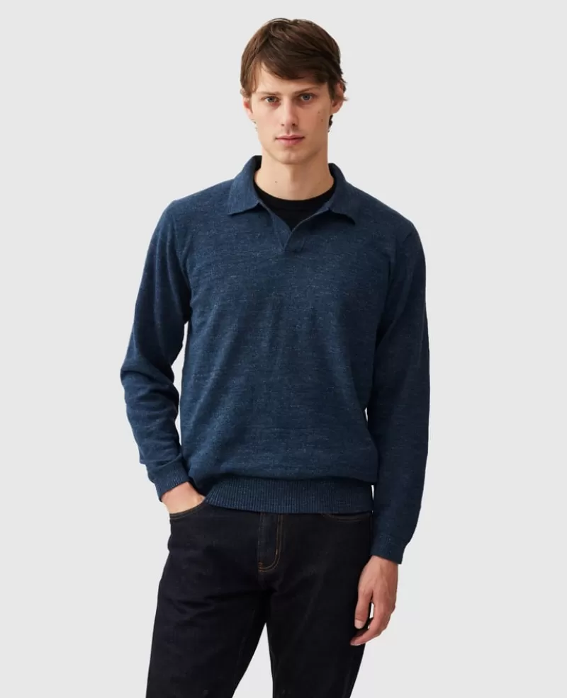 Sweaters>Rodd & Gunn Fortrose Knit MIDNIGHT