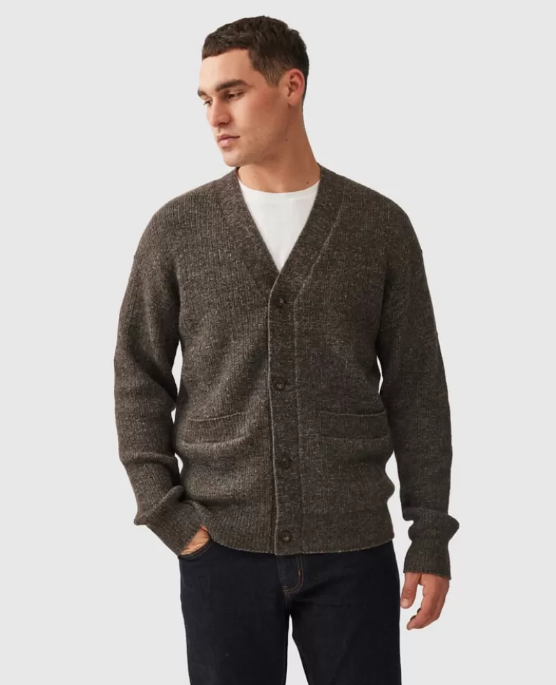 Sweaters | Natural Wool>Rodd & Gunn Glenallen Knit SEPIA