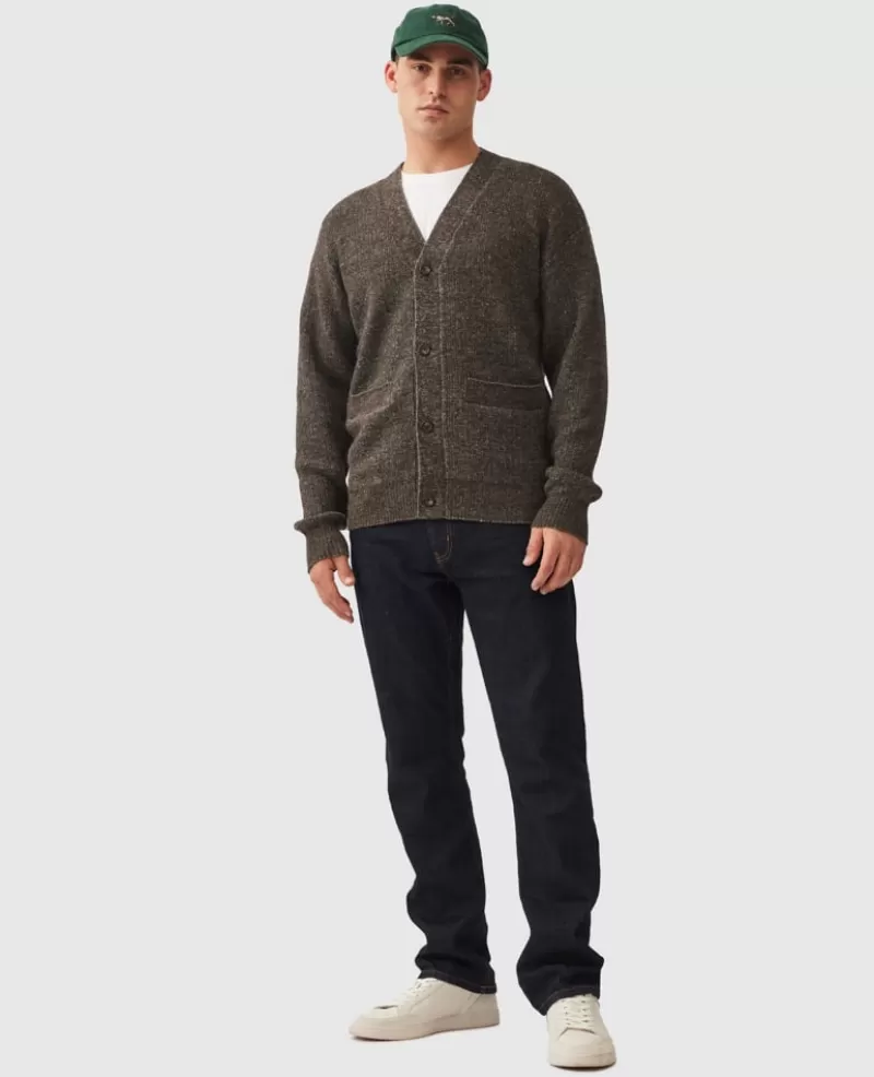 Sweaters | Natural Wool>Rodd & Gunn Glenallen Knit SEPIA