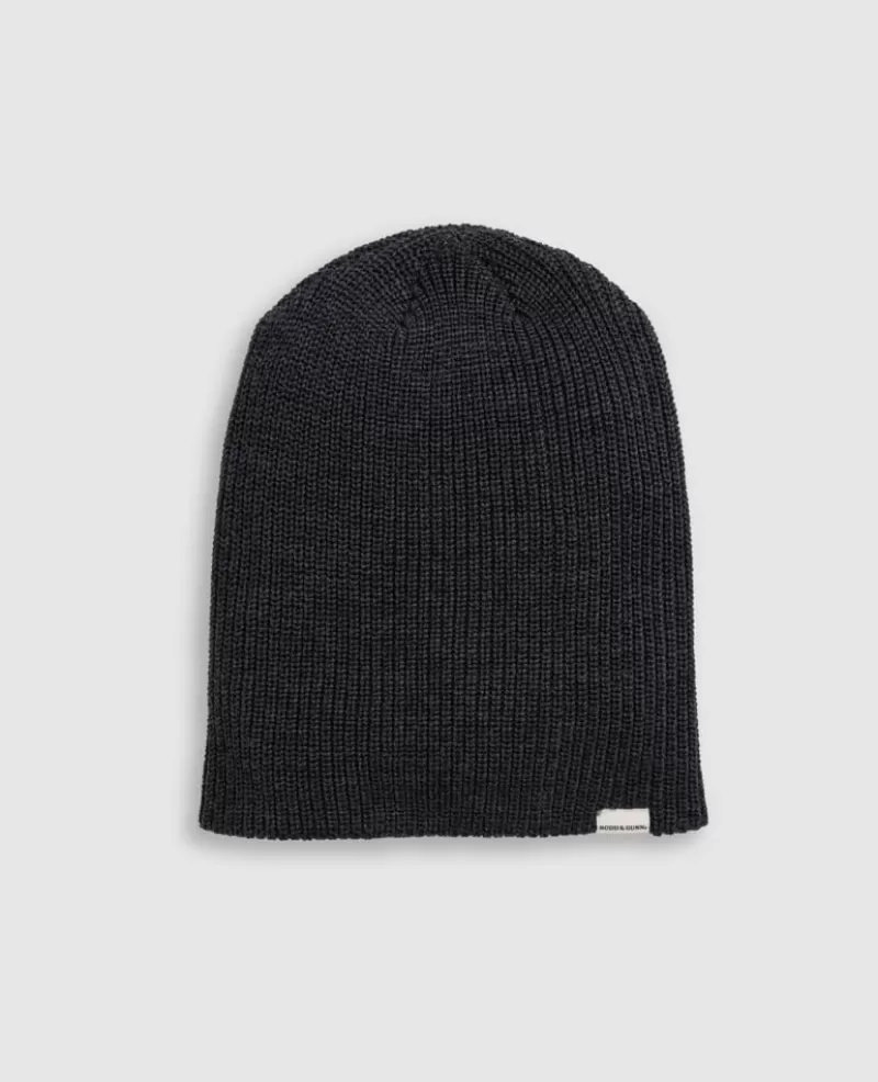 Hats>Rodd & Gunn Gunn Beanie CHARCOAL