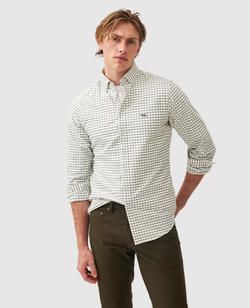 Shirts | Beyond The Horizon>Rodd & Gunn Gunn Check Oxford 3 Sports Fit Shirt FERN