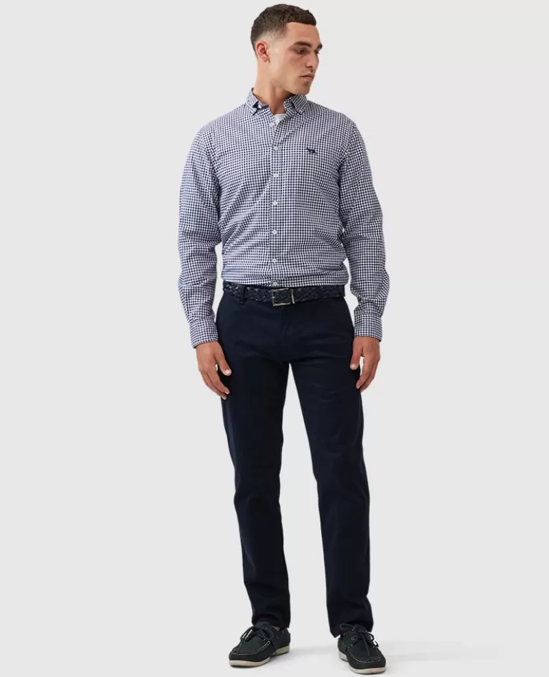 Shirts | Beyond The Horizon>Rodd & Gunn Gunn Check Oxford Sports Fit Shirt SNOW