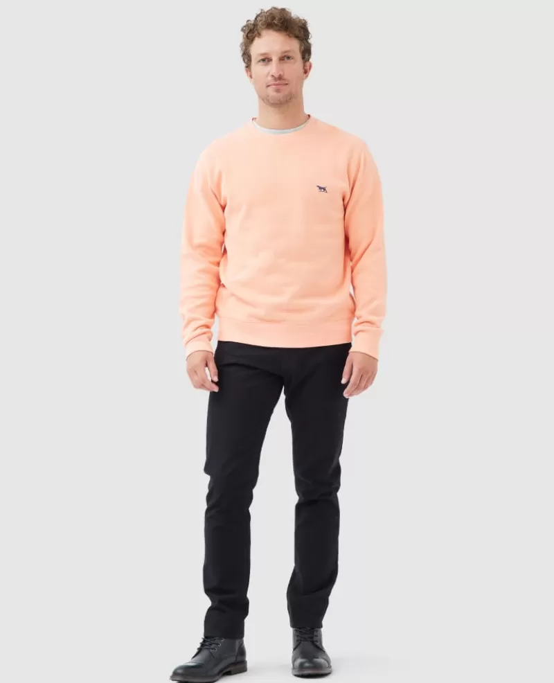 Sweatshirts | Beyond The Horizon>Rodd & Gunn Gunn Crew Neck Sweatshirt APRICOT