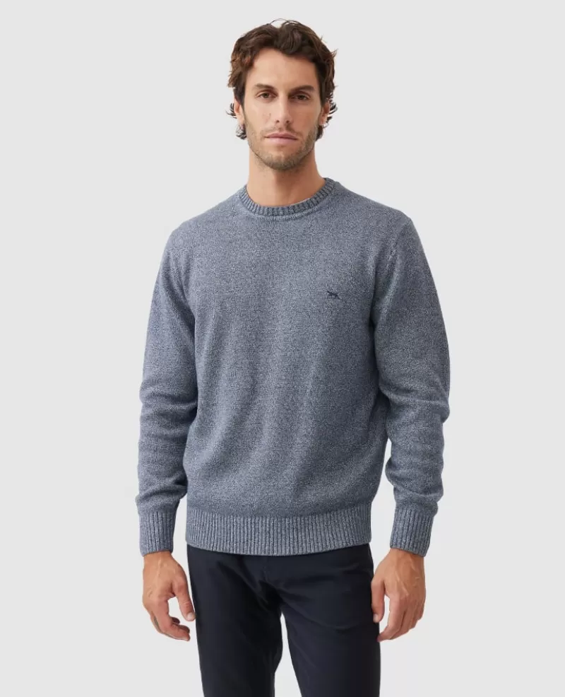 Sweaters | Beyond The Horizon>Rodd & Gunn Gunn Crew Sweater INDIGO