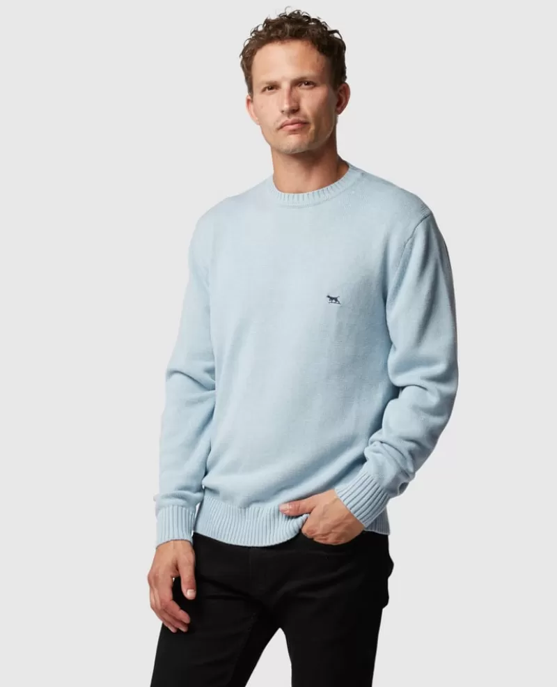 Sweaters | Beyond The Horizon>Rodd & Gunn Gunn Crew Sweater EGGSHELLBLUE