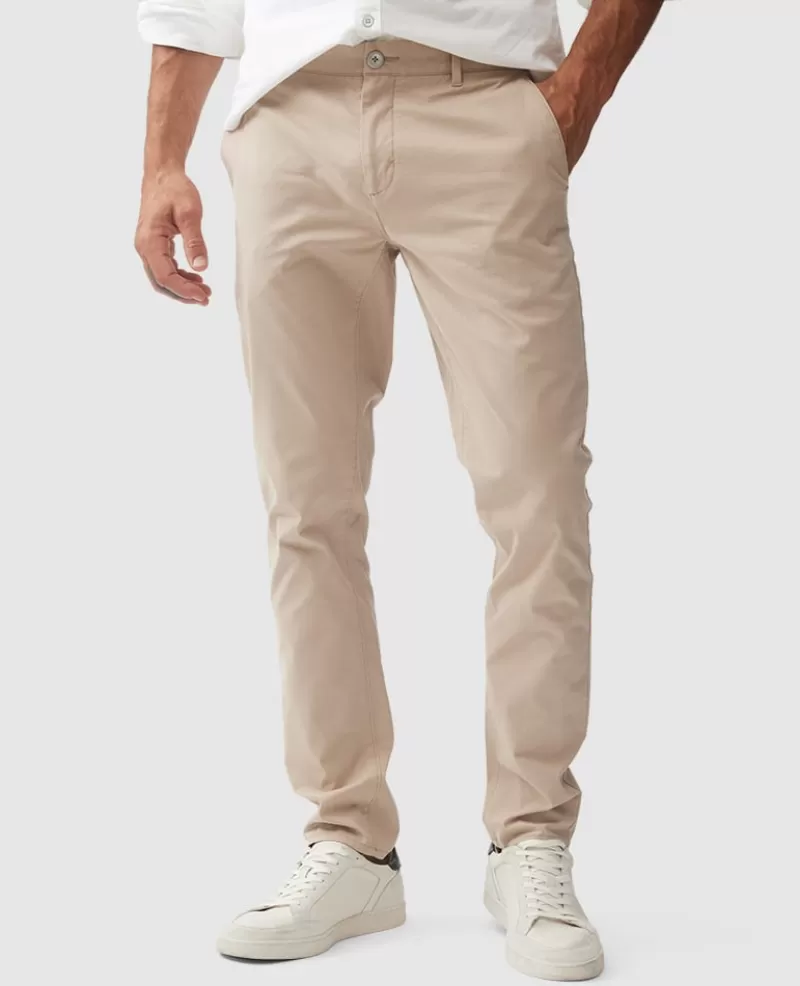 Pants | Gunn Chino Pants>Rodd & Gunn Gunn Slim Fit Chino PEBBLE