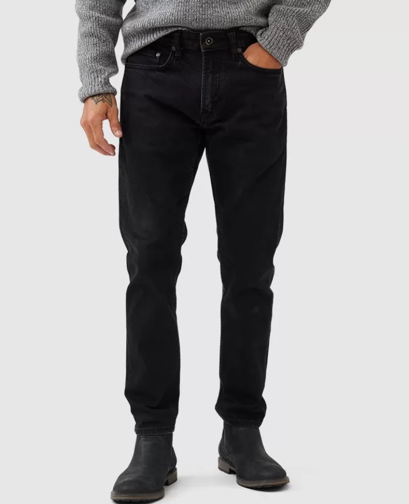 Jeans | Gunn Italian Denim>Rodd & Gunn Hira Slim Fit Italian Denim COAL