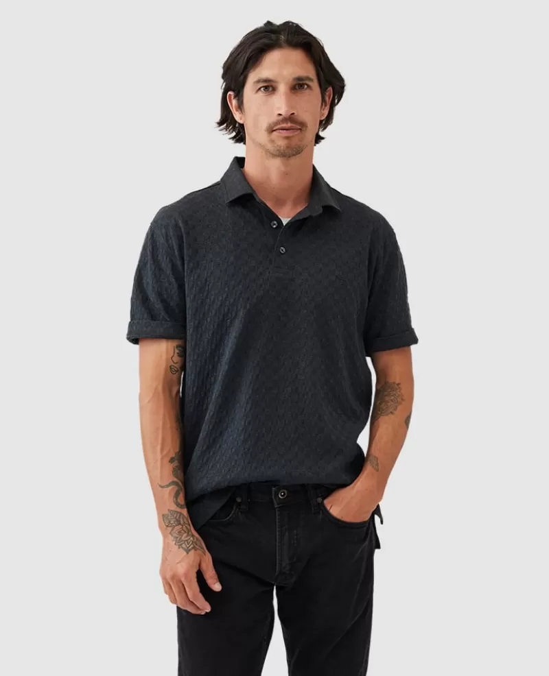 Polos>Rodd & Gunn Huntsbury Polo CHARCOAL