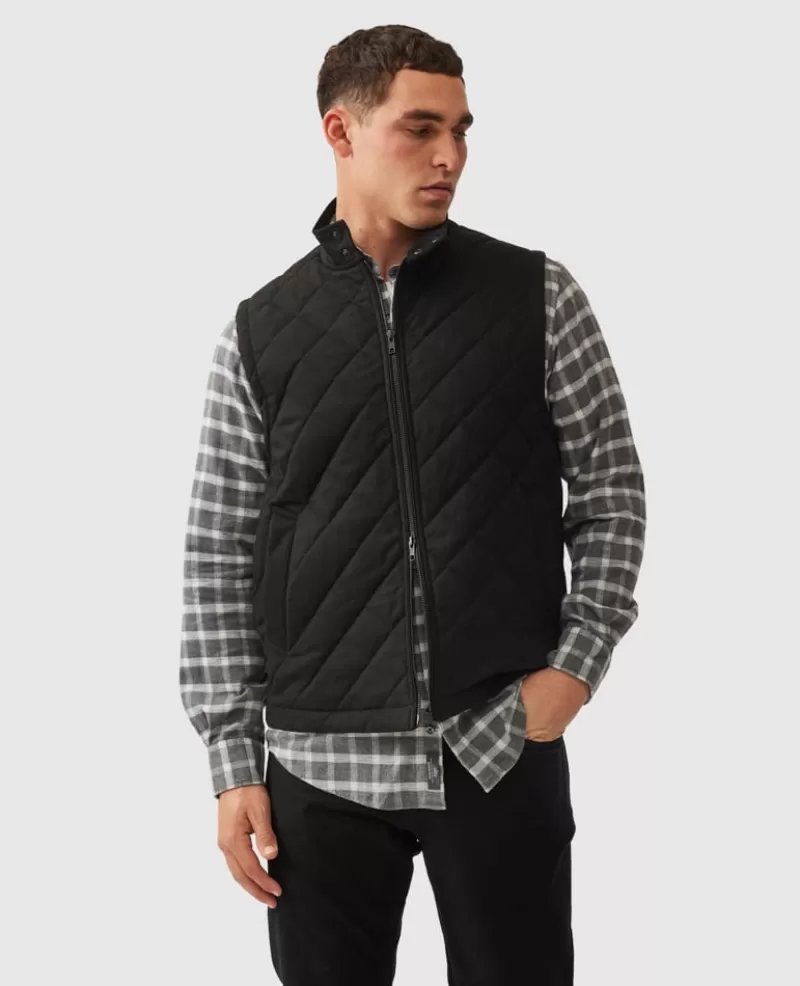 Jackets & Coats | Beyond The Horizon>Rodd & Gunn Jervois Vest NERO