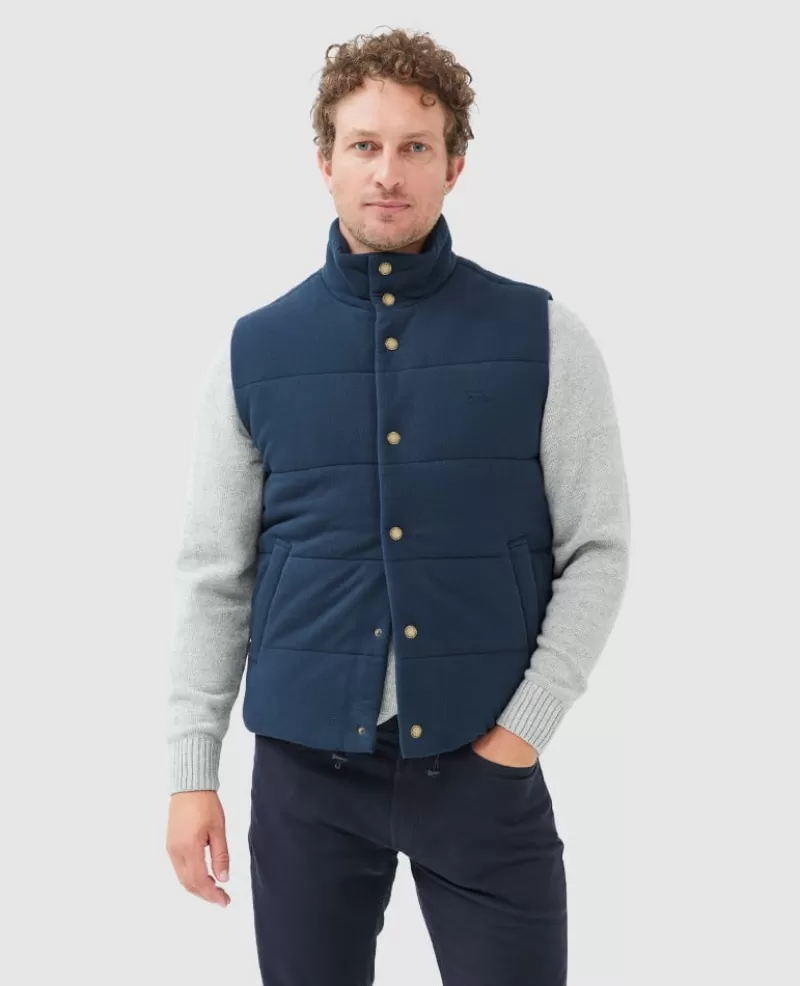 Jackets & Coats | Beyond The Horizon>Rodd & Gunn Lake Ferry Vest MIDNIGHT