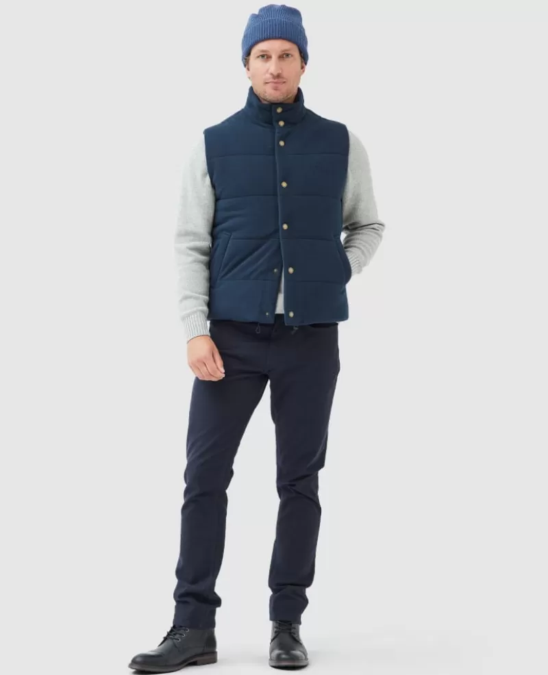 Jackets & Coats | Beyond The Horizon>Rodd & Gunn Lake Ferry Vest MIDNIGHT