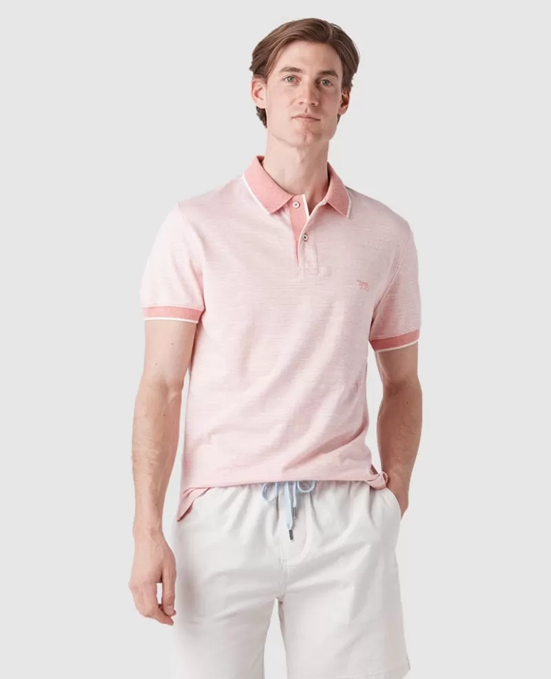 Polos>Rodd & Gunn Langs Beach Polo CORAL