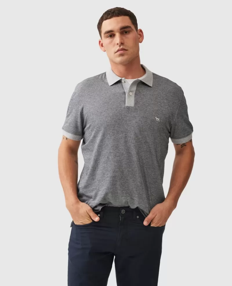 Polos>Rodd & Gunn Le Bons Bay Sports Fit Polo FOG