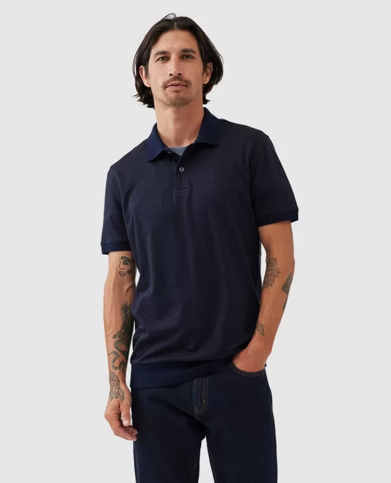 Polos>Rodd & Gunn Leeson Sports Fit Polo MIDNIGHT