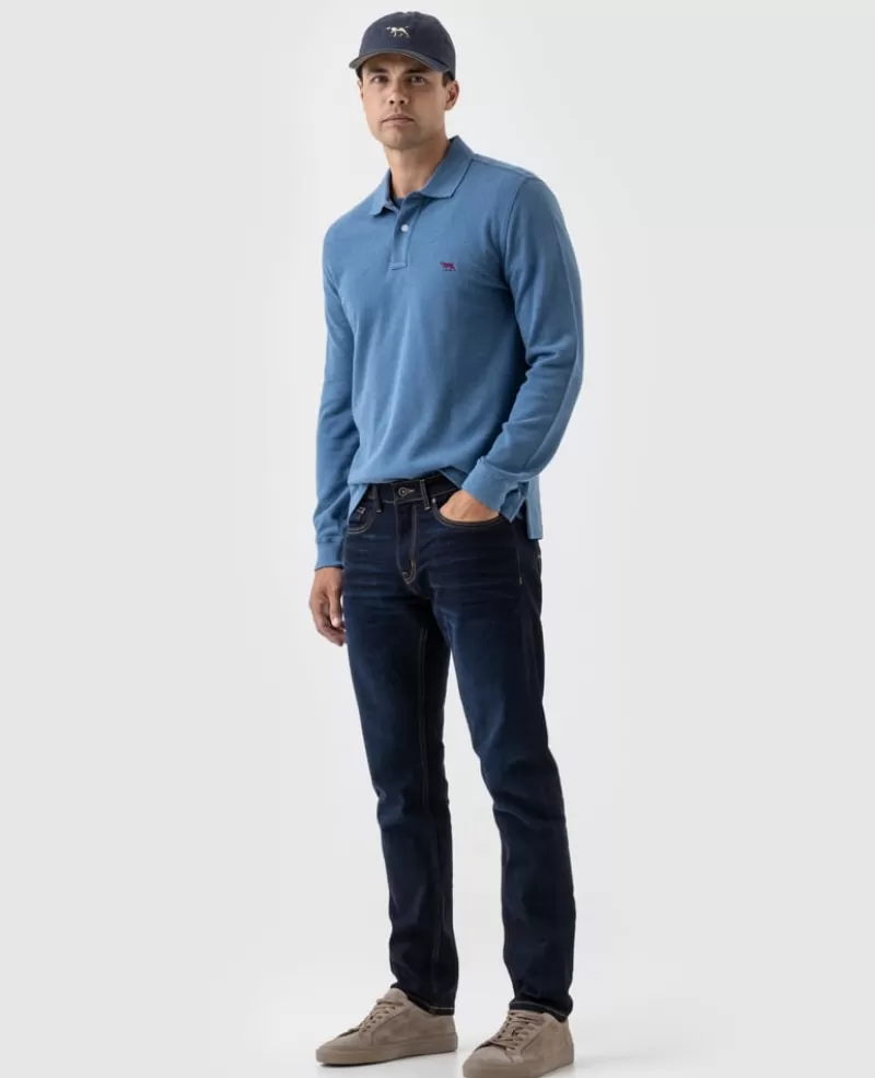 Polos | Beyond The Horizon>Rodd & Gunn Long Sleeve Sports Fit Gunn Polo REGATTA