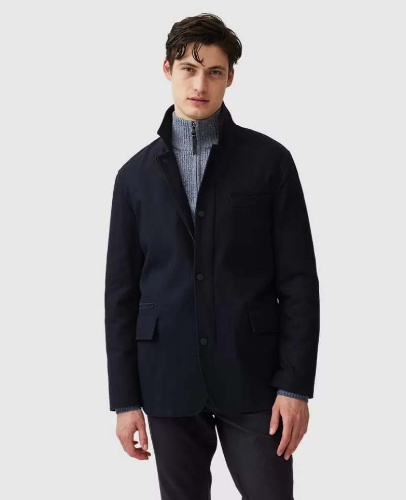 Jackets & Coats | Beyond The Horizon>Rodd & Gunn Longbush Jacket NAVY