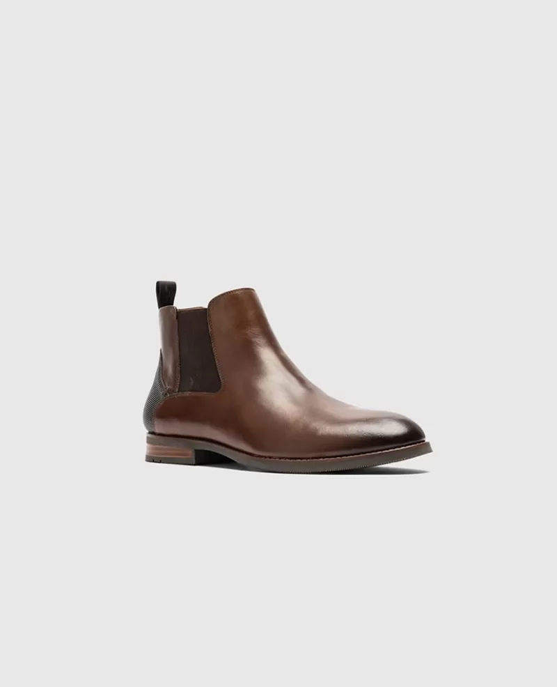 Boots>Rodd & Gunn Lyttleton Chelsea Boot TEAKMULTI