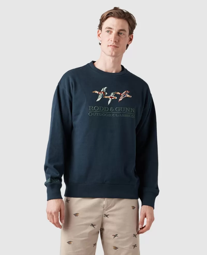 Sweatshirts>Rodd & Gunn Mallard Sweat 2 MIDNIGHT