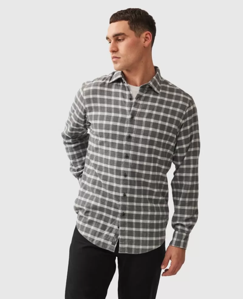 Shirts | Beyond The Horizon>Rodd & Gunn Mclaren Falls Sports Fit Shirt GRAPHITE