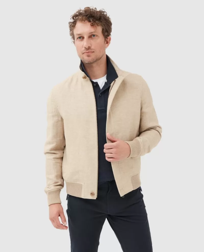 Jackets & Coats | Linen>Rodd & Gunn Mcleod Bay Jacket CARAMEL