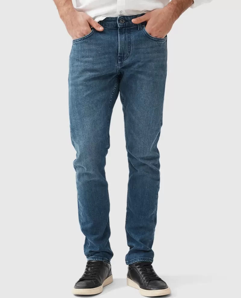 Jeans | Beyond The Horizon>Rodd & Gunn Oaro Slim Fit Italian Denim BRIGHTBLUE