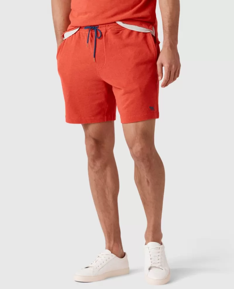 Shorts>Rodd & Gunn Pique 7" Resort Short FIESTA