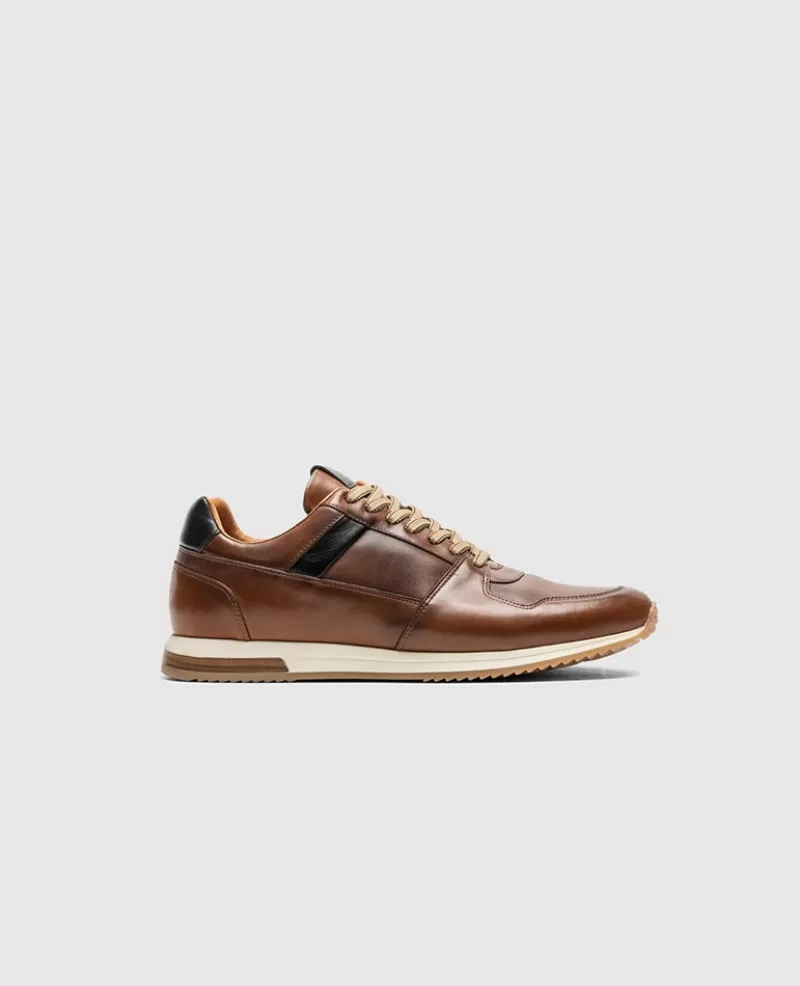 Sneakers>Rodd & Gunn Plimmerton Sneaker COGNAC