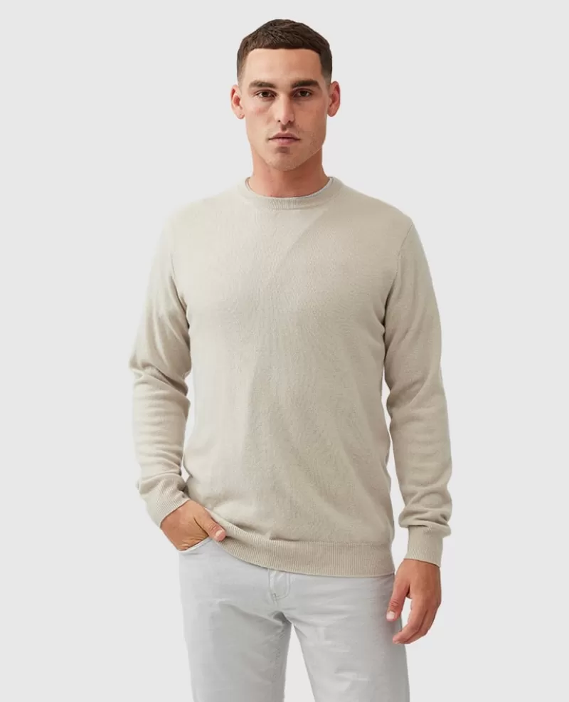 Sweaters | Cashmere Blend>Rodd & Gunn Queenstown Sweater NATURAL