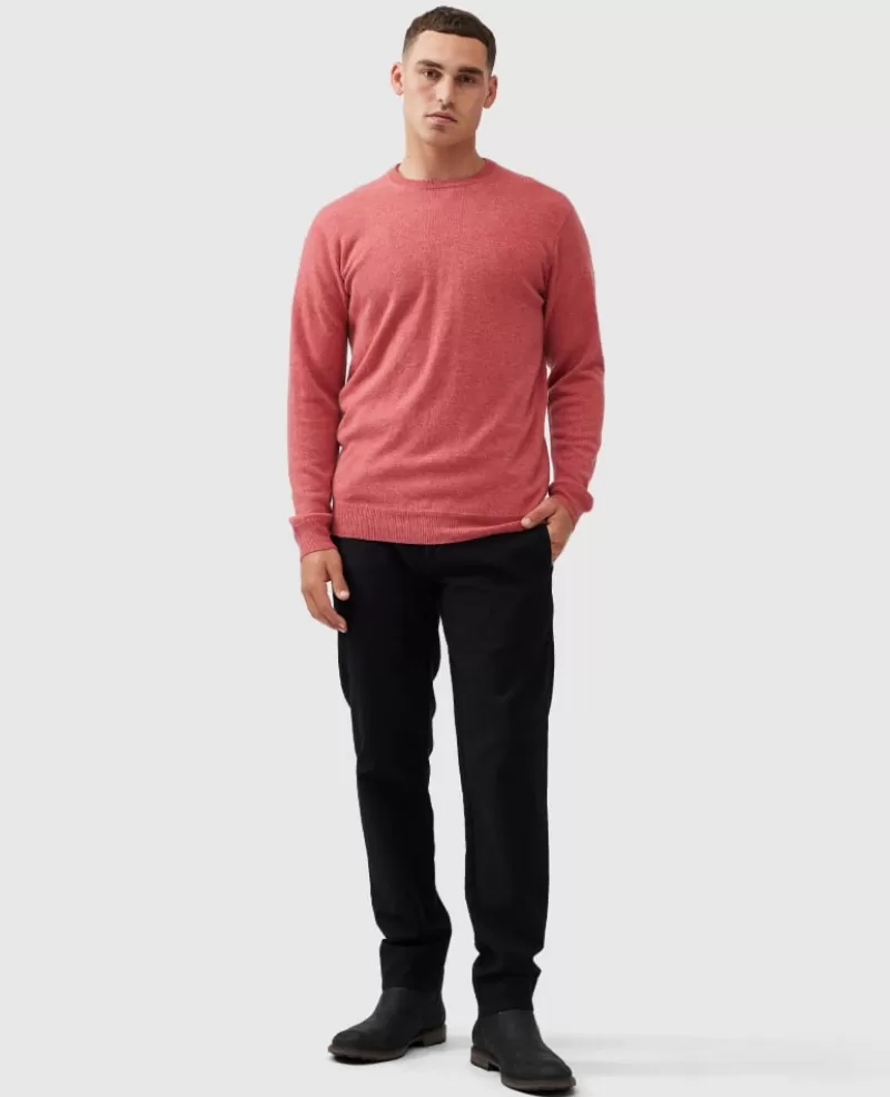 Sweaters | Cashmere Blend>Rodd & Gunn Queenstown Sweater DUSTYROSE