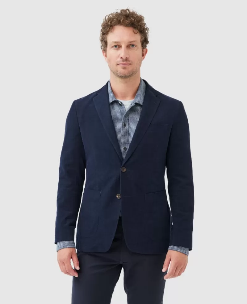 Jackets & Coats | Beyond The Horizon>Rodd & Gunn Saint Bathans Sports Fit Jacket NAVY