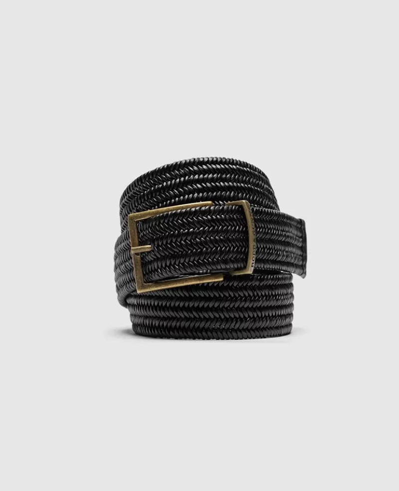 Belts>Rodd & Gunn Stirling Stretch Belt NERO